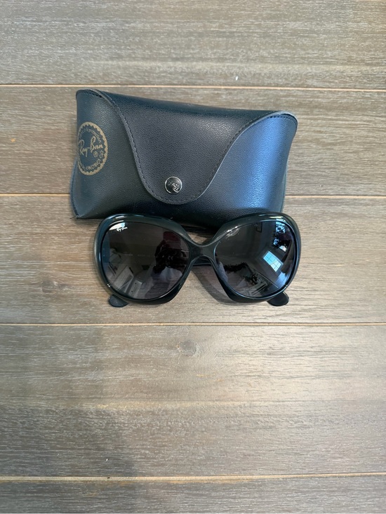 Ray-Ban Accessories - RAY-BAN Sunglasses JACKIE OHH II RB 4098 601/8G Black Frame w/ Grey Gradient
